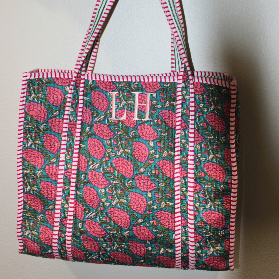 Custom Monogram Tote