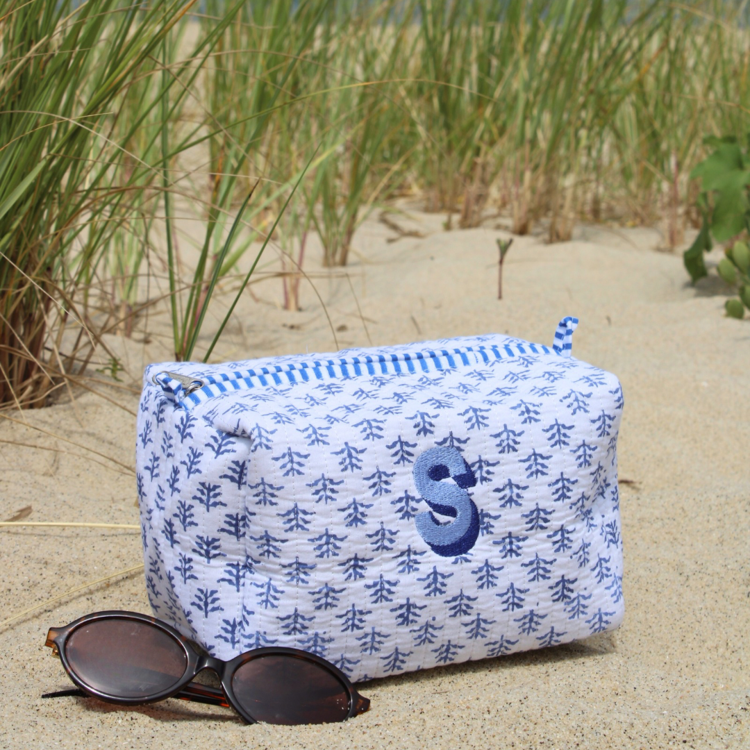 Custom Monogram Cosmetic Bag