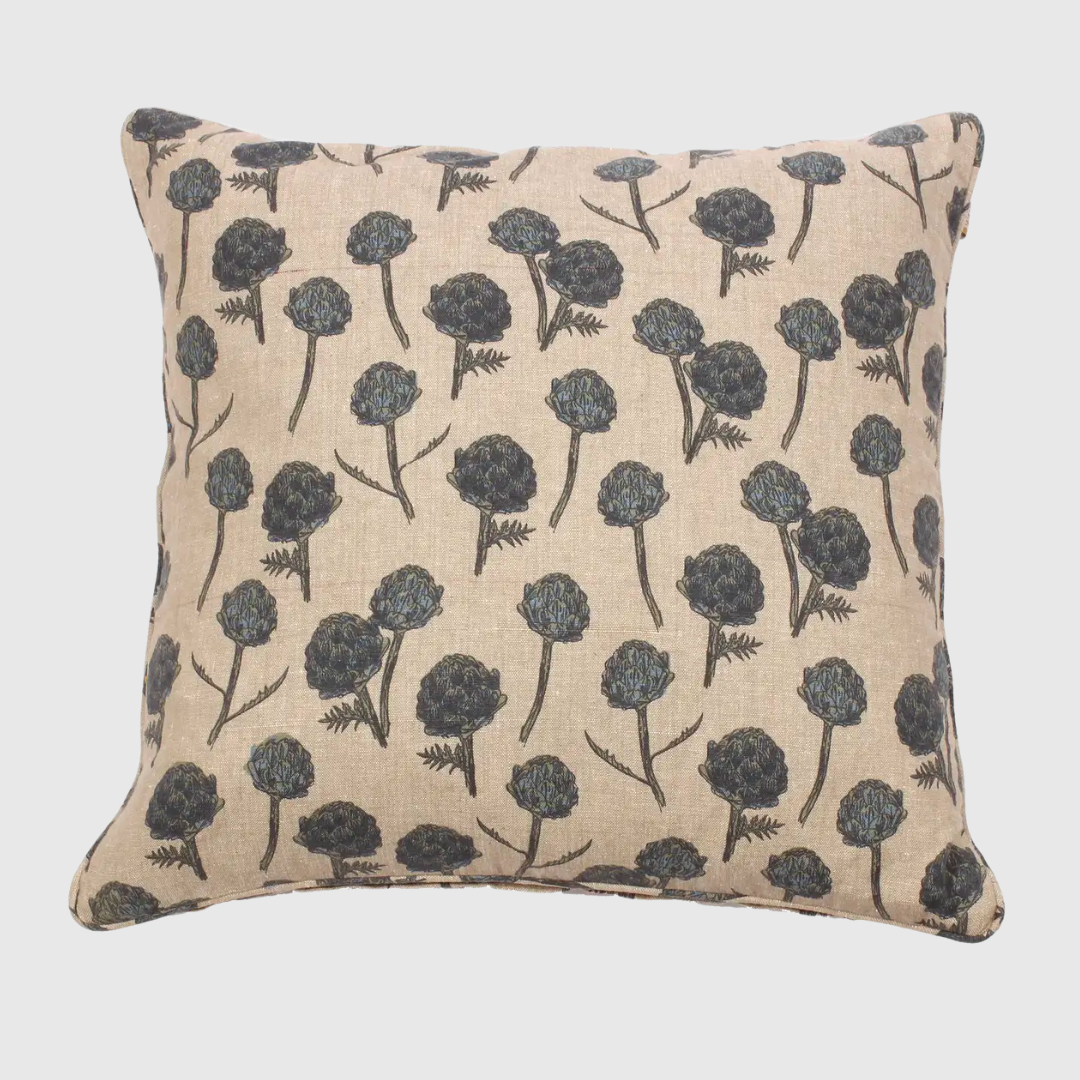 Artichoke Print Pillow