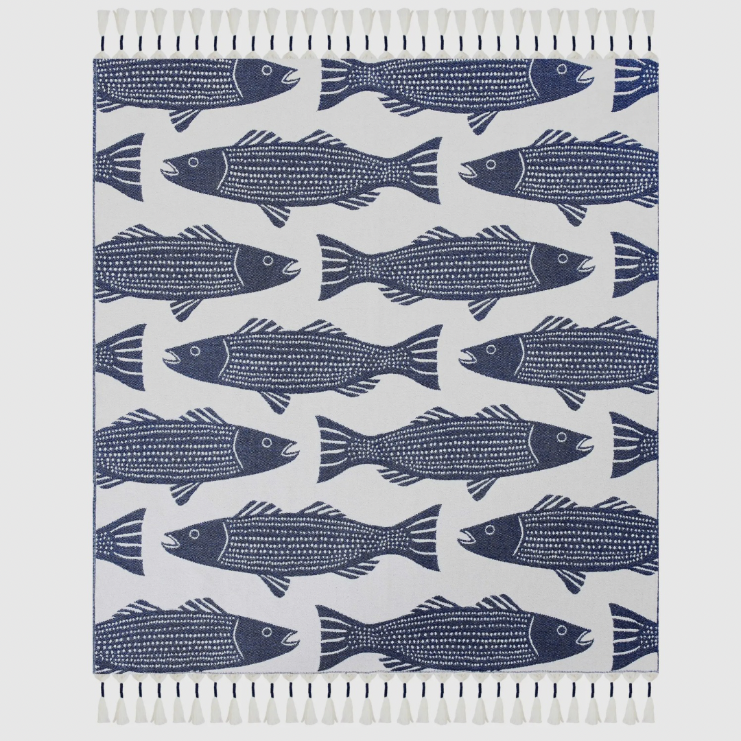 Navy Fish Throw