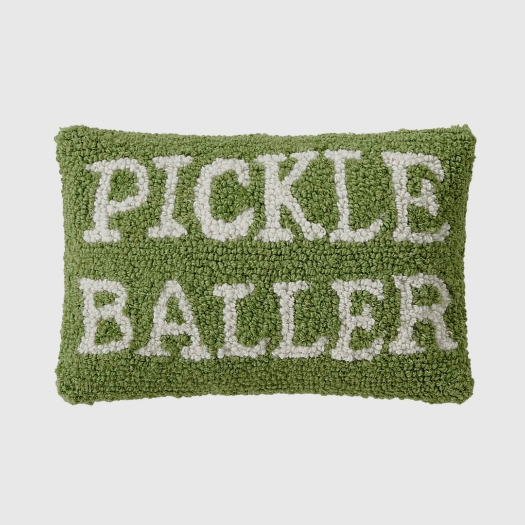 Pickle Baller Hook Pillow