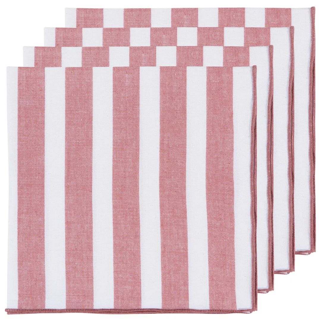 Canyon Rose Caban Stripe Napkins