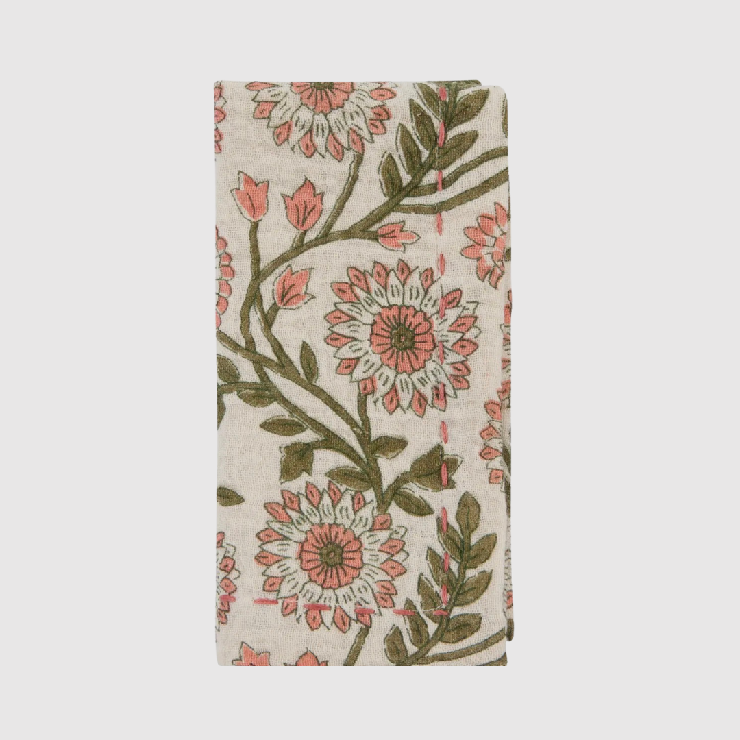 Flora Double Weave Napkins (set of 4)