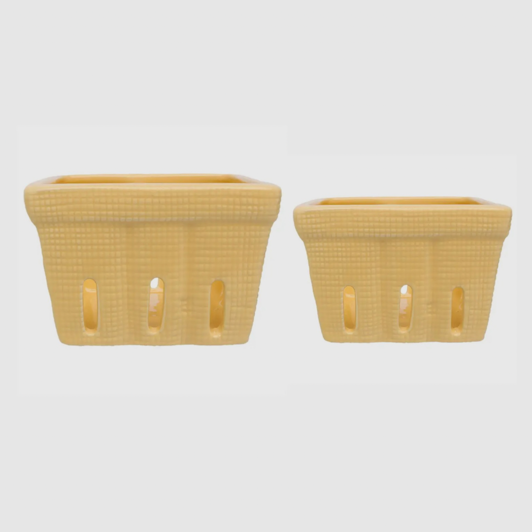 Lemon Ceramic Bowl (set of 2)