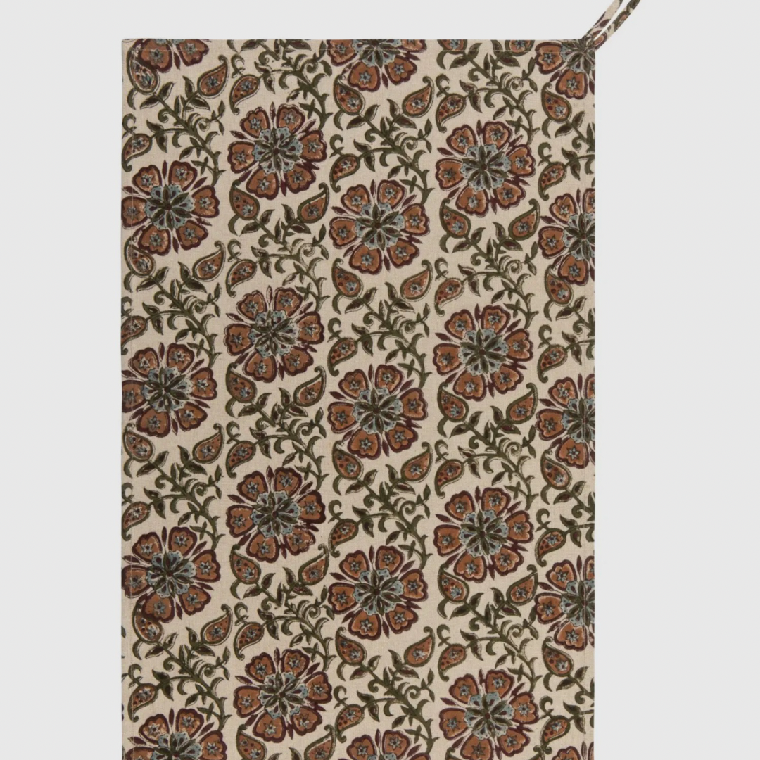 Elysian Block Print Tea Towel