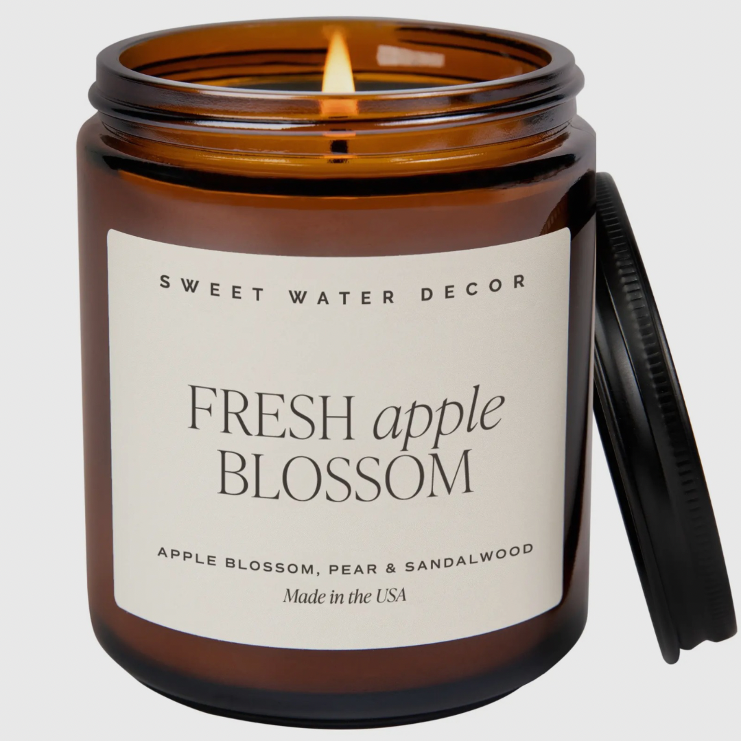 Fresh Apple Blossom 9oz Soy Candle