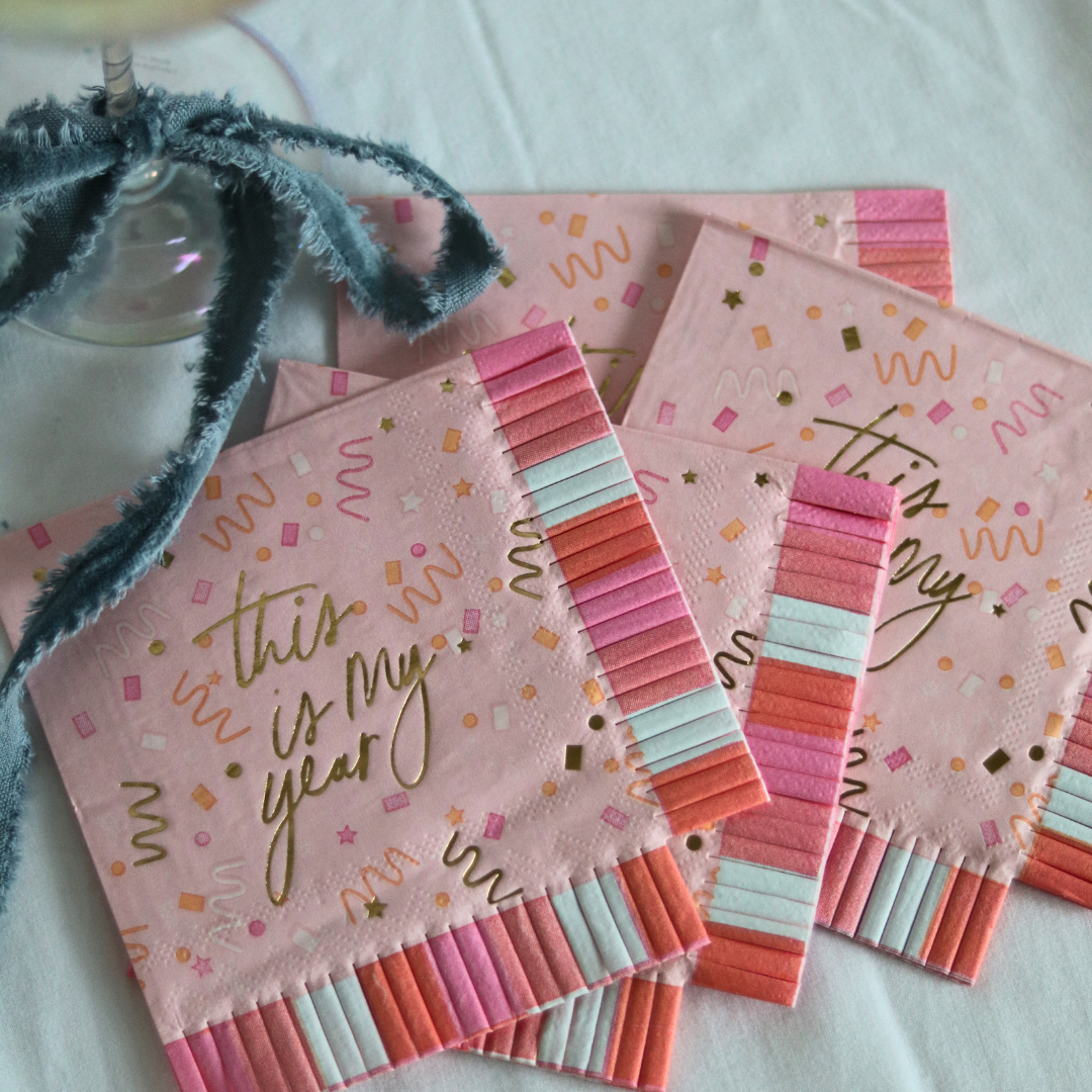 This Is My Year Fringe Napkins