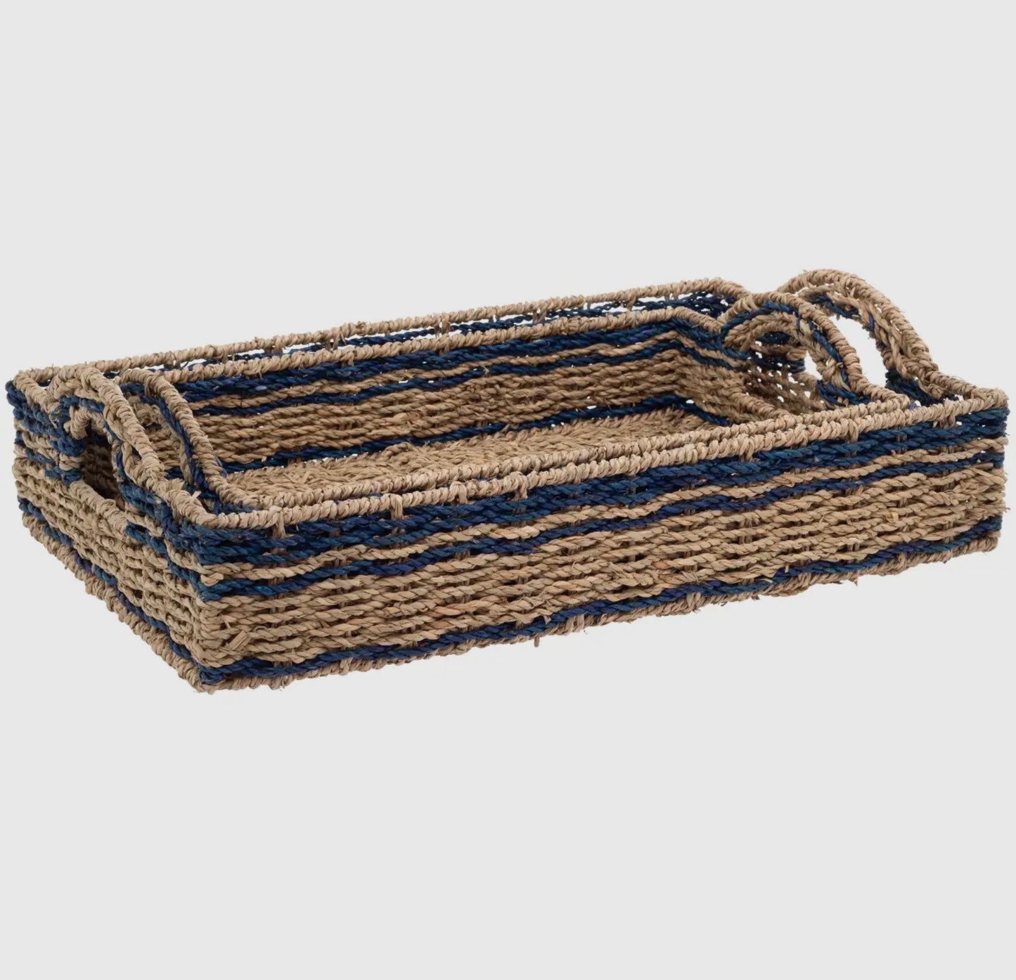 Navy Seagrass Tray