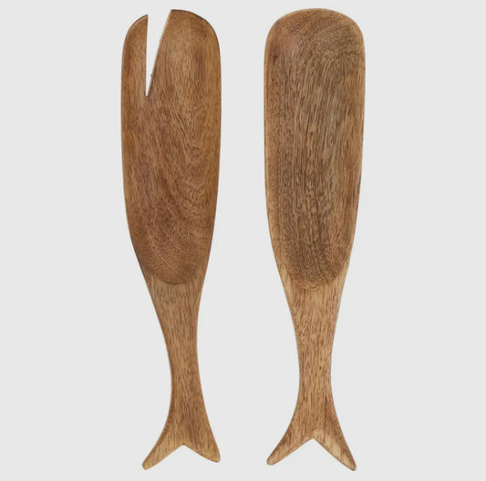 Whale Salad Tossers (set of 2)