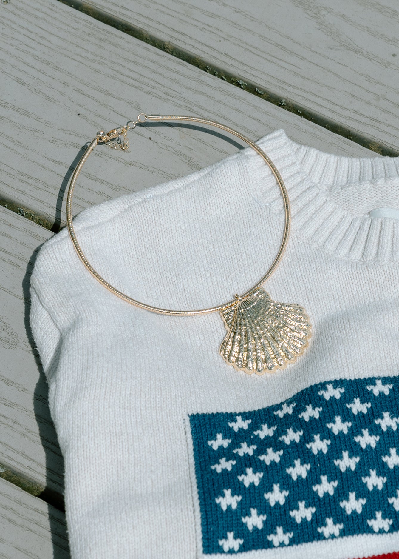 Mariner Statement Shell Necklace