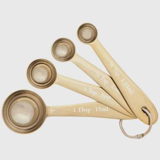 Gold Measuring Spoon (Set of 4)