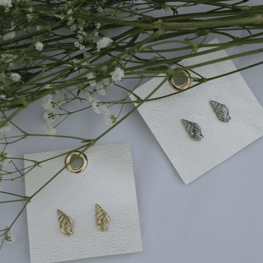 Conch Shell Mini Stud