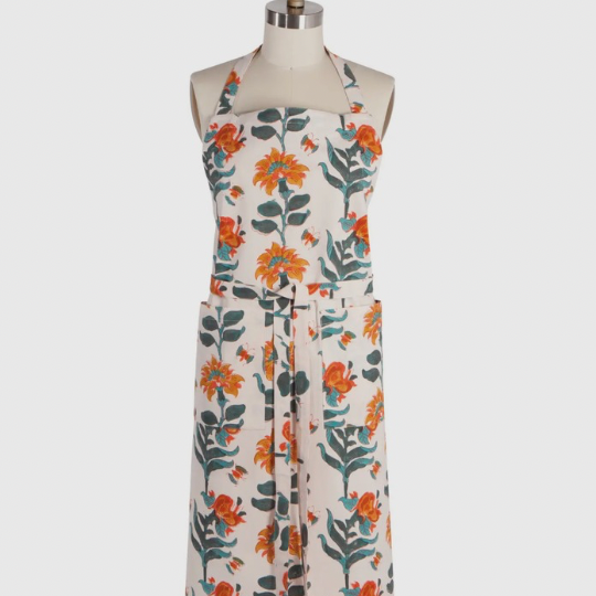 Spritz Block Print Apron