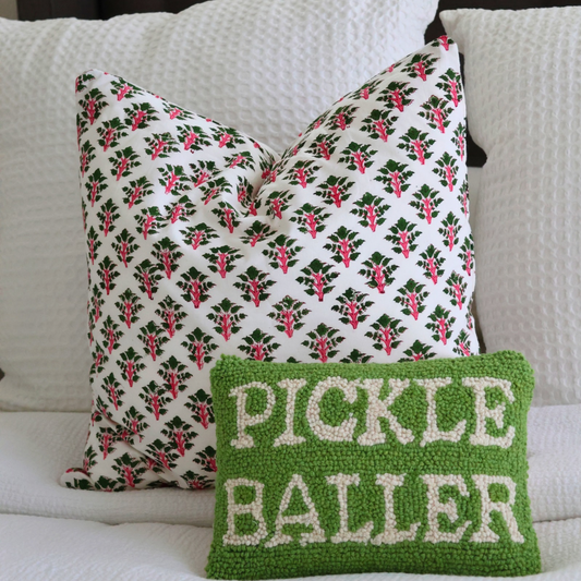 Pickle Baller Hook Pillow