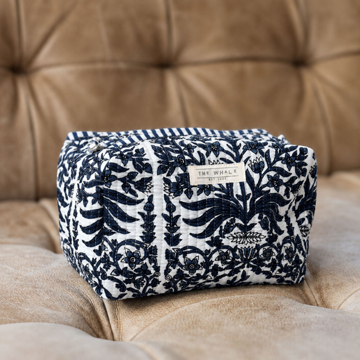 The Navy Nantucket Travel Pouch