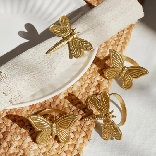 Insect Napkin Rings (set of 4)