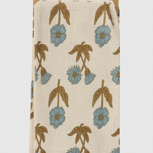 Floral Cottage Tea Towel