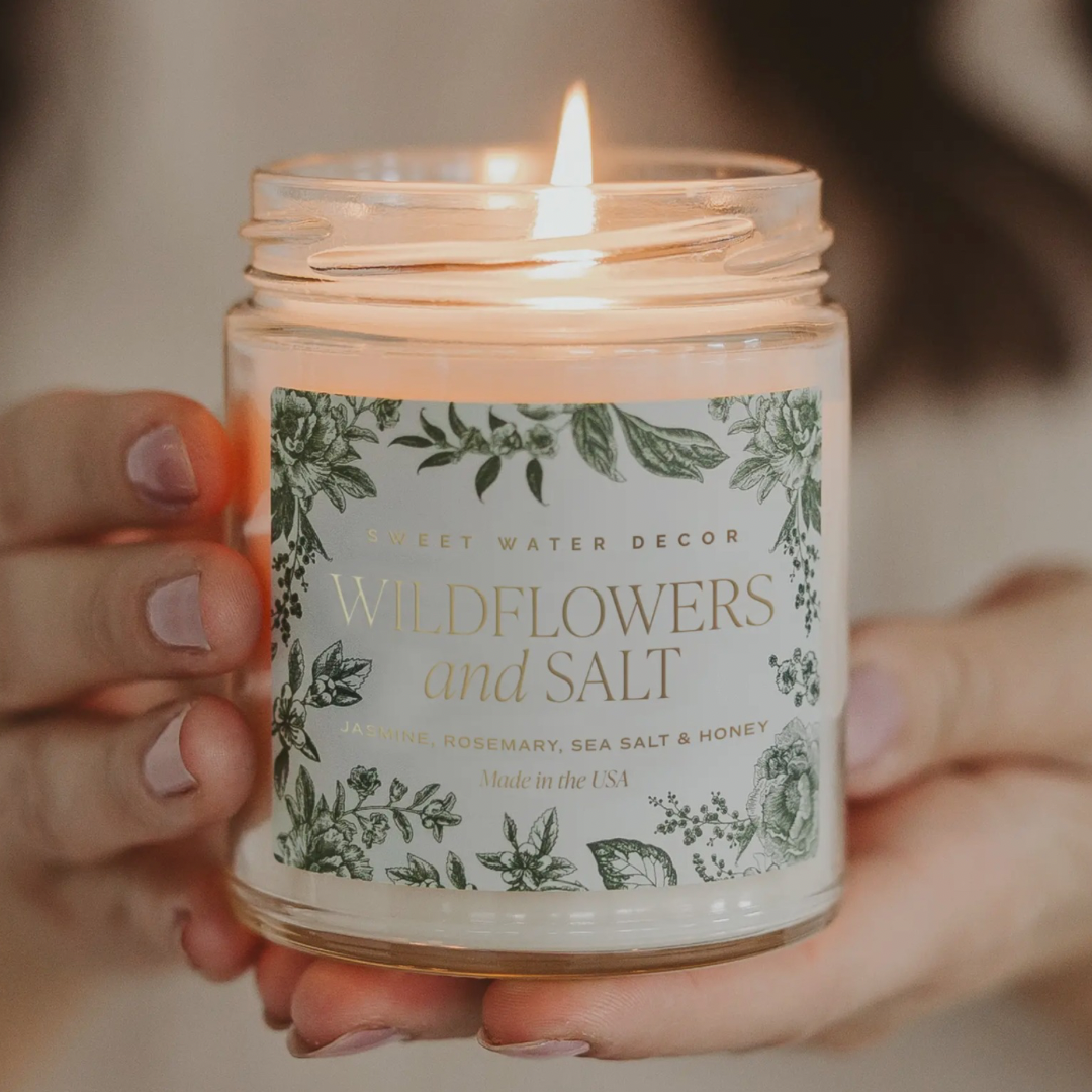 Wildflower & Salt 9oz Soy Candle