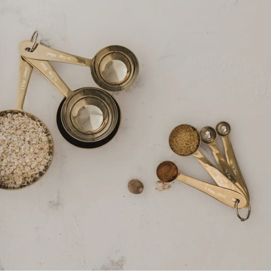 Gold Measuring Spoon (Set of 4)