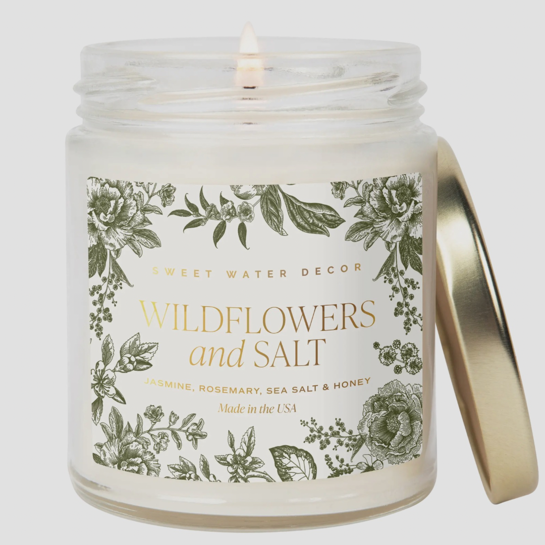 Wildflower & Salt 9oz Soy Candle