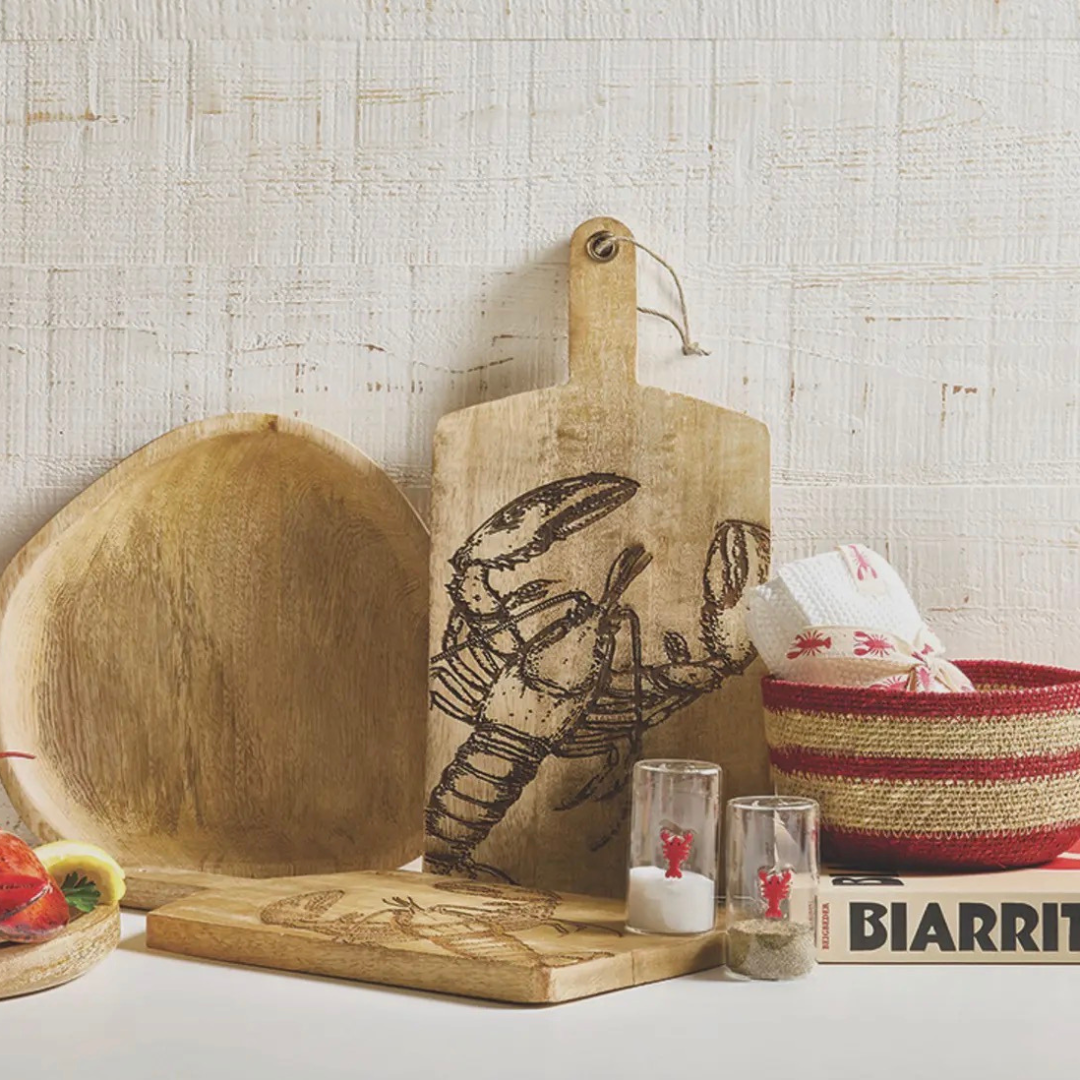 Carved Lobster Serving Board