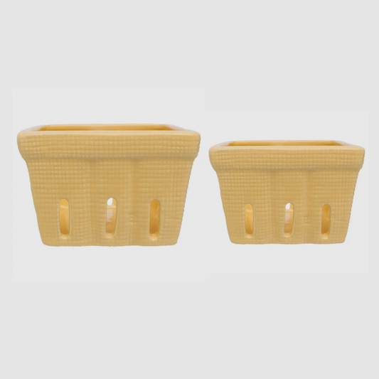Lemon Ceramic Bowl (set of 2)