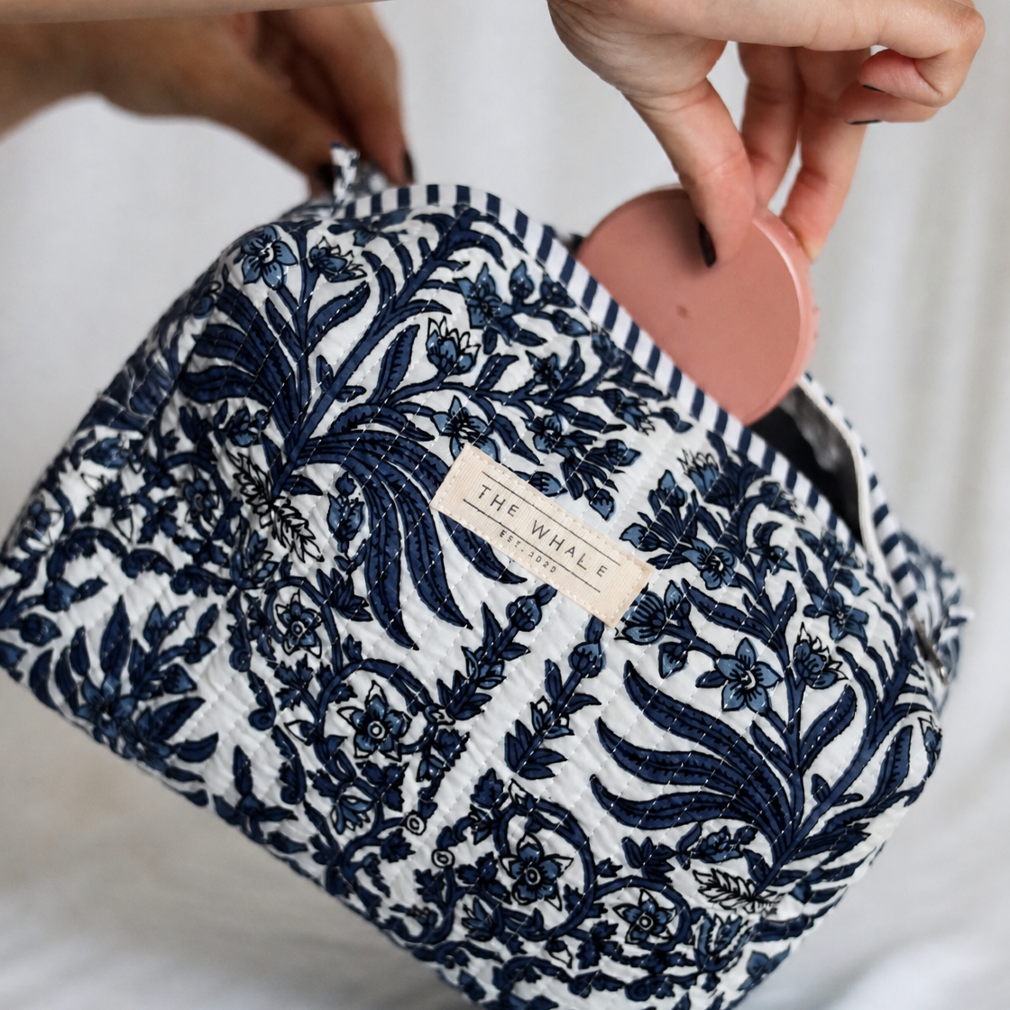 The Navy Nantucket Travel Pouch