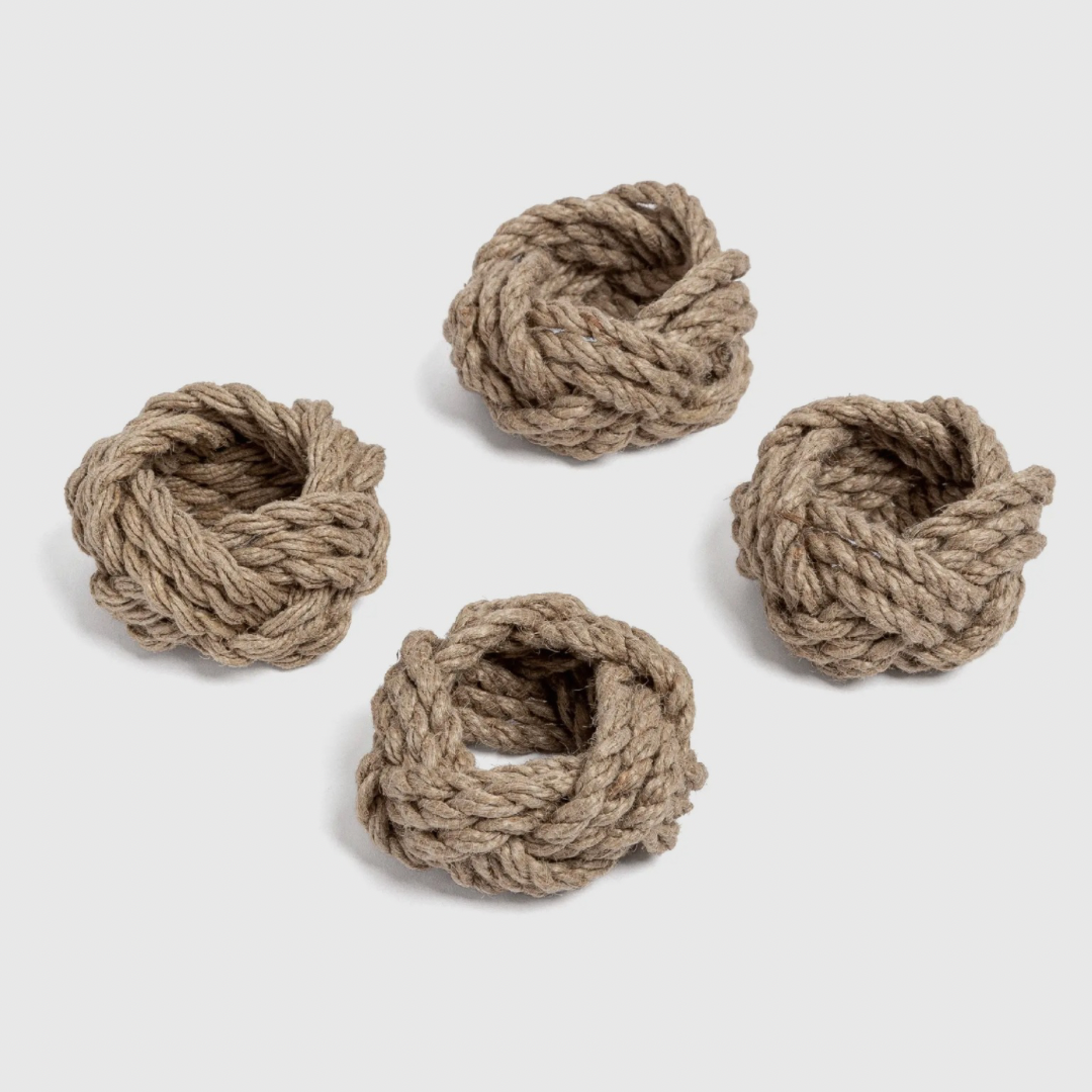Rope Napkin Rings (Set of 4)