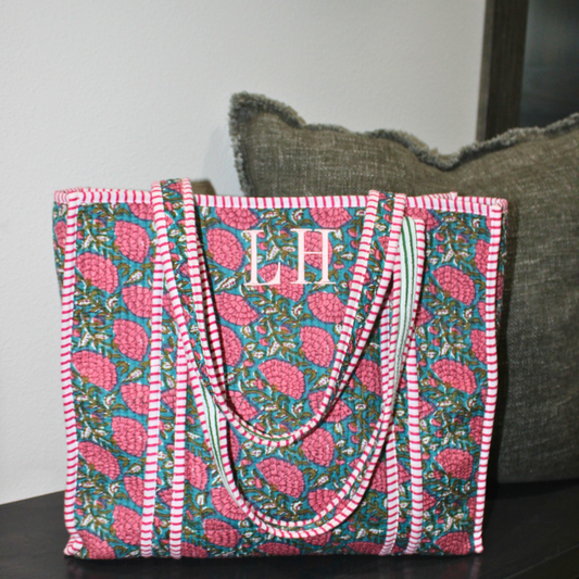 Custom Monogram Tote