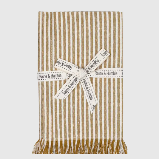 Mustard Stripe Napkin (set of 4)