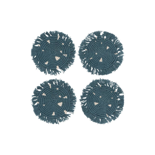 Lagoon Macrame Coaster Set