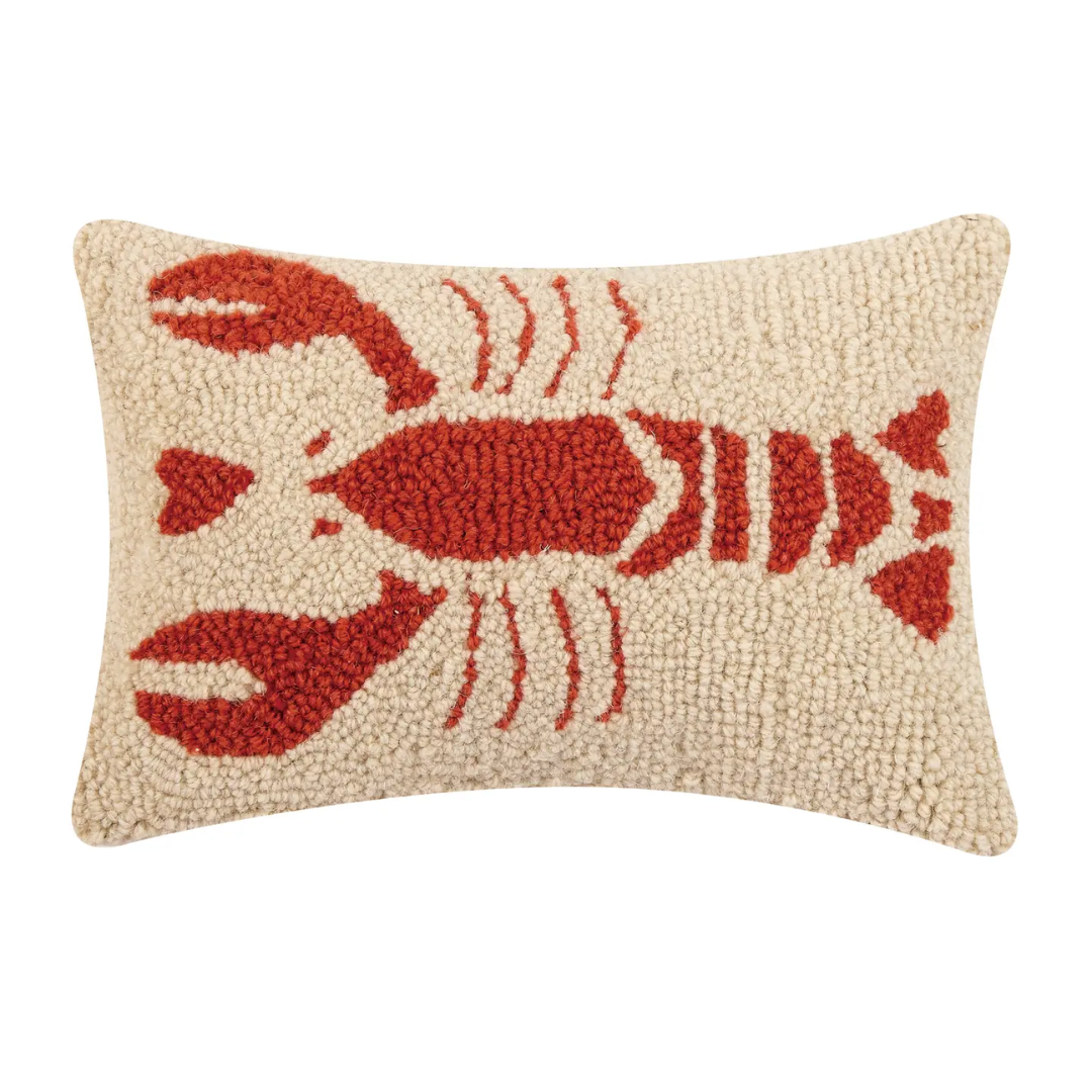 Lobster Heart Hook Pillow