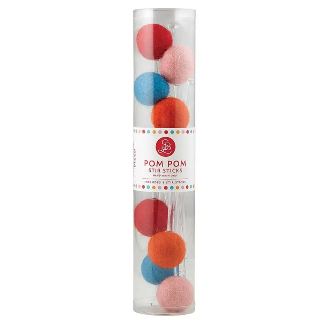 Pom-Pom Stir Sticks