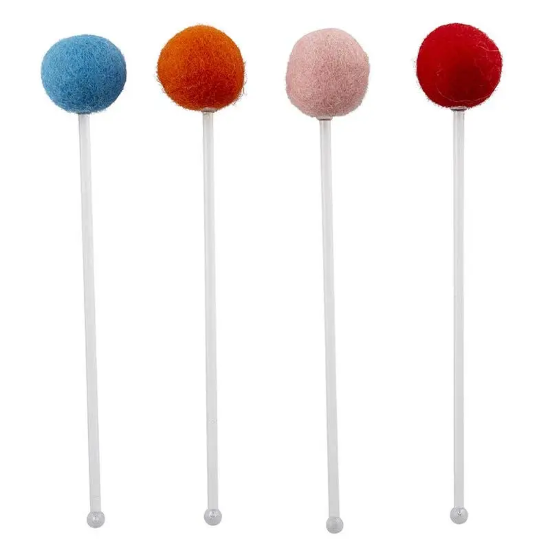 Pom-Pom Stir Sticks