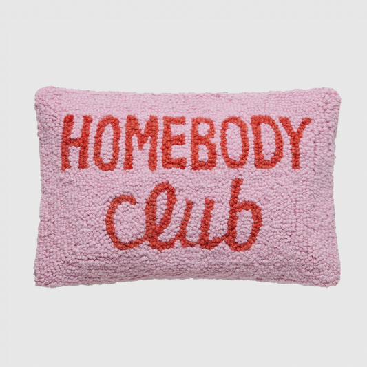Homebody Club Hook Pillow