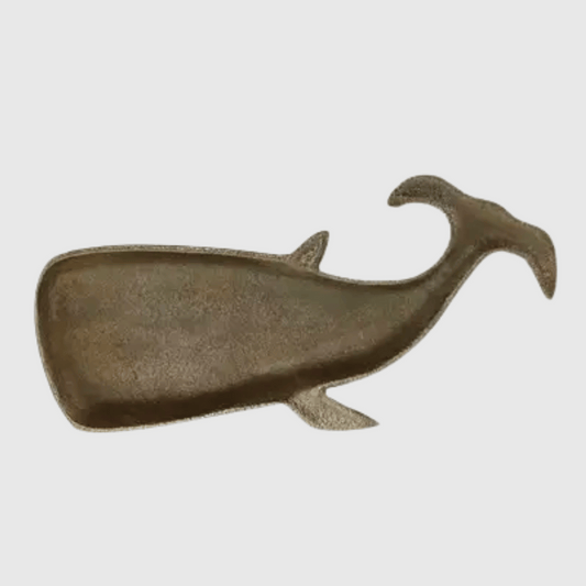 Brass Whale Plate
