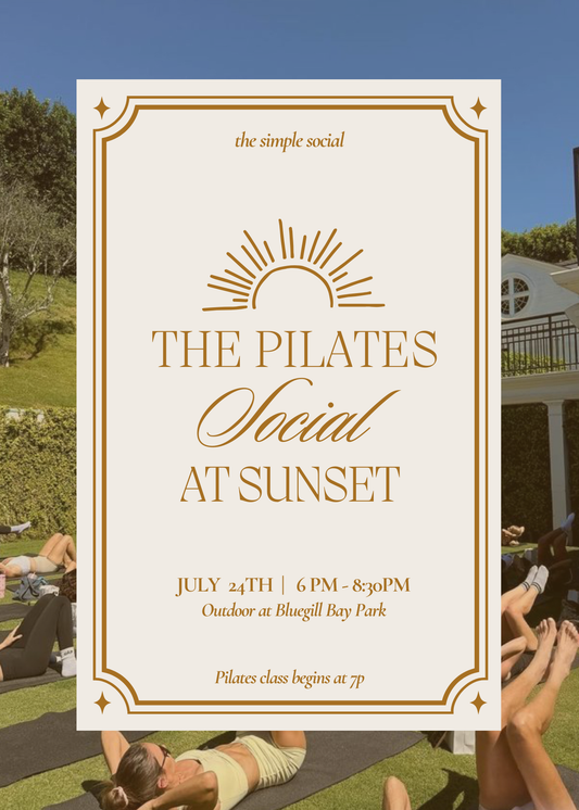 Pilates Social at Sunset